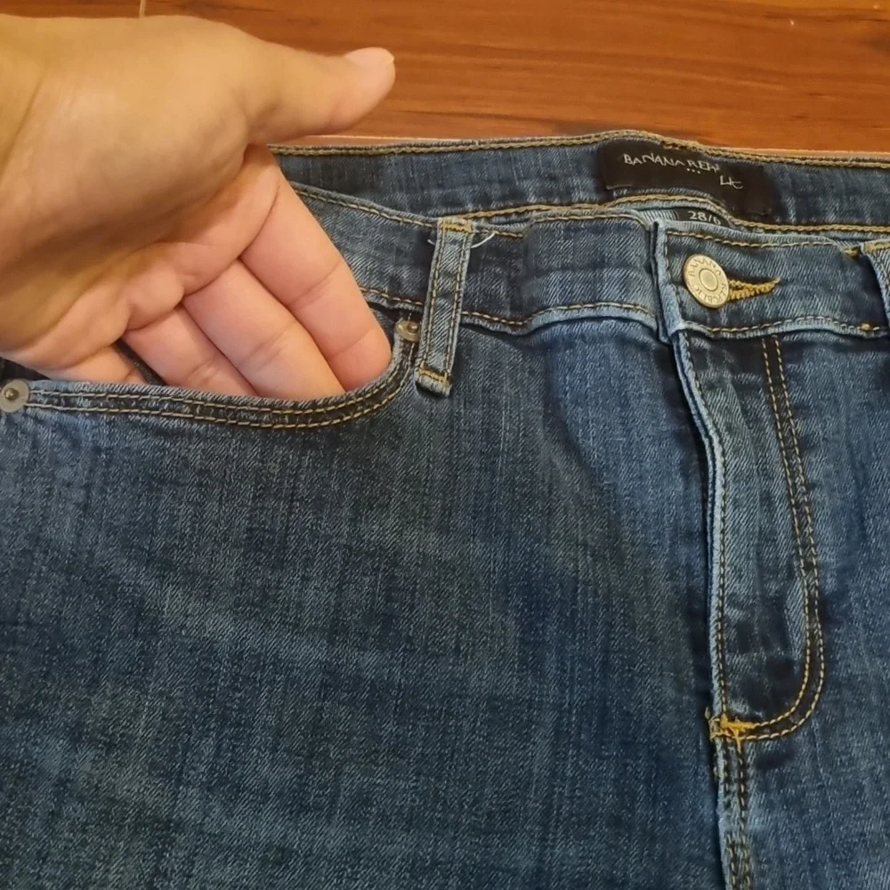 Banana Republic Denim Shorts Medium Wash Size 28/6 - Picture 6 of 12